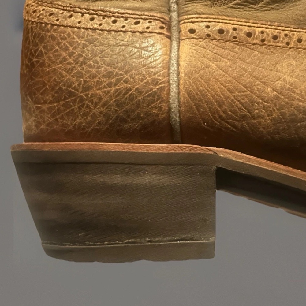 ARIAT MEN'S HERITAGE ROUGHSTOCK EARTH BROWN SQUARE TOE COWBOY BOOTS 12D 10002230 - Picture 11 of 12